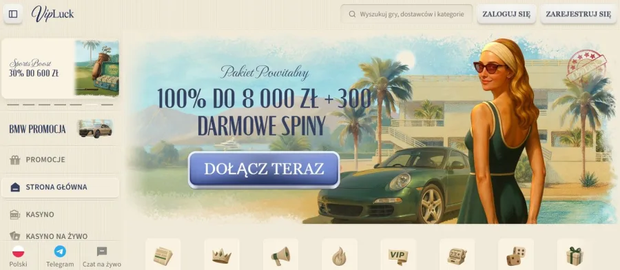 VipLuck Casino metody wpłat