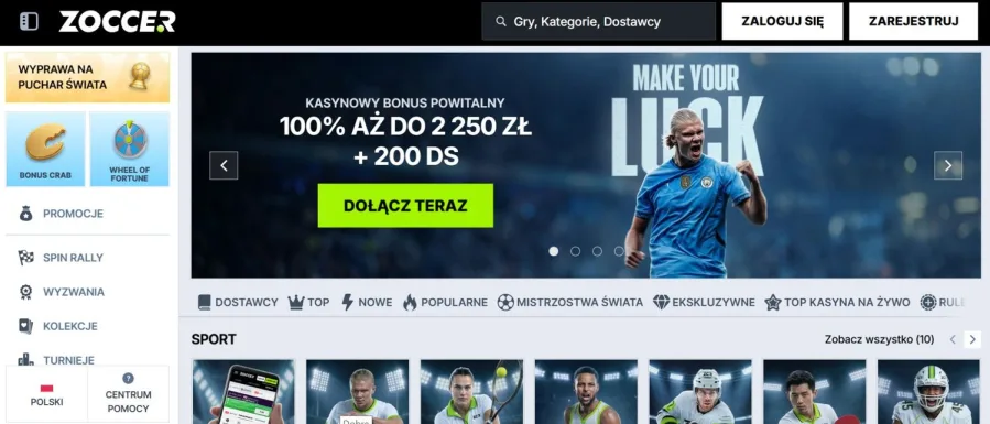 Zoccer Casino szybkie wpłaty